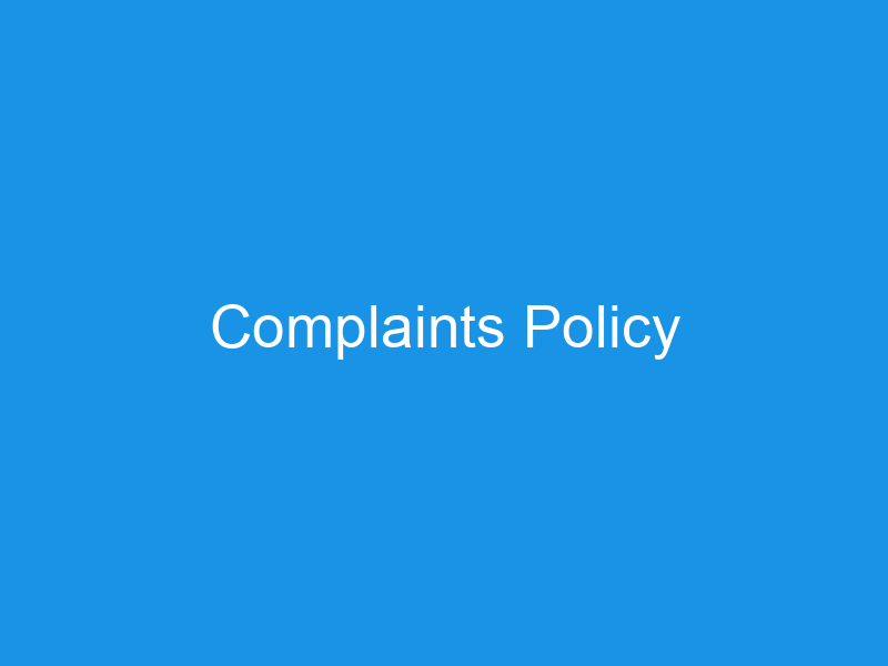 Complaints Policy - Mortimer Medical Practice